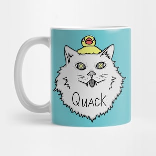 cat and duck Mug